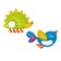 A set of rattles "Hedgehog and Bird", 2 pcs, crumb me