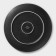 Porcelain plate Magistro line, d = 26.5 cm, black color