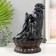 The desktop fountain from the network, Siva with a cobra sits under the trees 20.5x20.5x30 cm