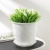 Pot for flowers with the Podon Venice, 3.1 l, d = 19 cm, white color
