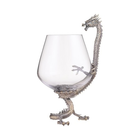 Cognac glass "Dragon", bronze-2