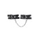 OCHOV Pecado BDSM, two straps, genuine leather, black
