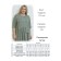 Women's tunic, size 64, green color