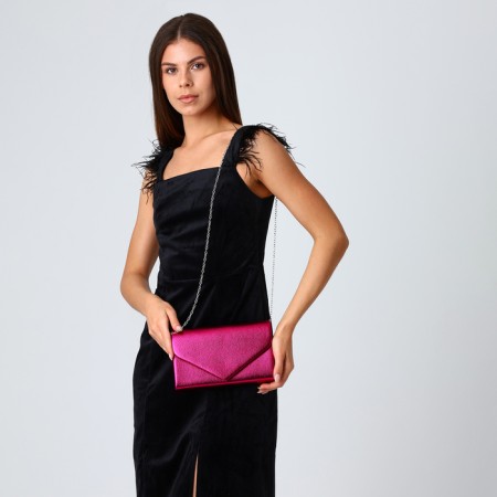 Female bag on magnet, color fuchsia-5