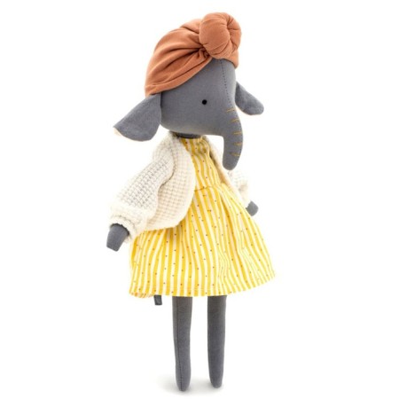 Soft toy "Elephant Alice", 30 cm-1