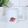 Sublimation mug "with love", with application