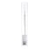RUBLOFF brush from snow-white synthetics series White Liner No. 1, short white handle, Soft-Touch clip covering