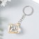 Breek Metal "Cub" Crystal, gold 3x4x4 cm
