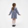 Baby dress KAFTAN "Leaflets", p. 30 (98-104), blue