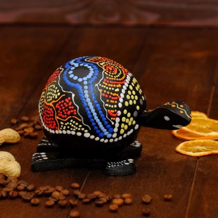 Souvenir-Jewish "Turtle Disneric with a swinging head" tree 17x12x10 cm mix-8