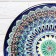 Largan Rishtan ceramics "Patterns", 33 cm, deep, blue
