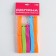 Clamps for packages of the share, 14/11/7 cm, 6 pcs, color mix
