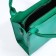Bag Female Tout with zipper, green color