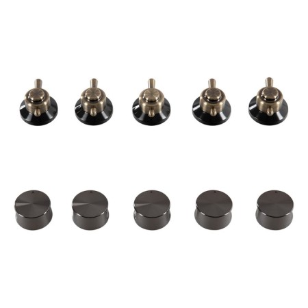 Hound surface HIBERG VM 7155 B, gas, 5 fireproof, sensory timer, black-4