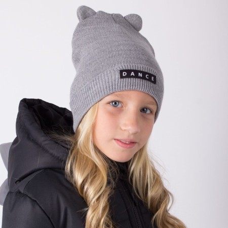Children's hat, gray color, size 50-54