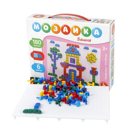 Mosaic "Tower", curly, 180 elements-1