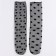 Carnival accessory, socks, black in polka dots