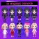 Magnetic set "Best girlfriends"
