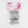 Automatic lock for metal zippers, No. 5, decorative, 10 pcs, Nickel color