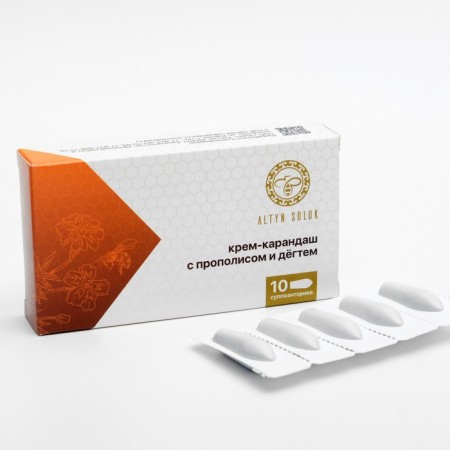 Cream- pencil with propolis and tar, 10 pcs.