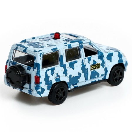 Metal machine "UAZ Patriot. OMON ", inertia, 1:50-2