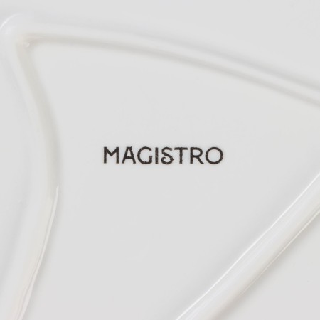 Porcelain dish Magistro "Heart", 24 × 27 × 3 cm, white color-4