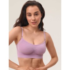 Top female supporting on thin straps Mirey Top Shaper Spalla Stretta, size 50, color Lilac