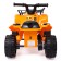 Electric car "ATV", color orange color