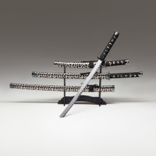 Suv. Product Katana 3V1 on a stand, scabbard leatherette, gray leopard 47/70/89cm