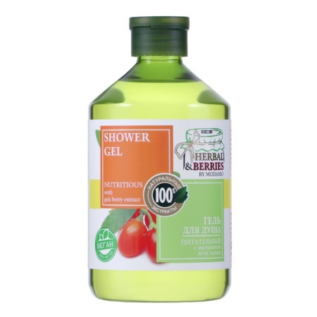 Soul gel nutritional with Gerja berries extract "Herbal & Berries" by Modamo 500ml