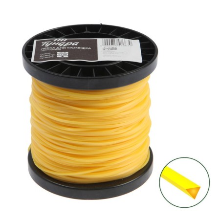 Flaim for the trimmer tundra, cross -section Triangle, d = 2.4 mm, 110 m, nylon