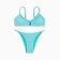 Swimsuit female separate minaku Biryuza color, size 46