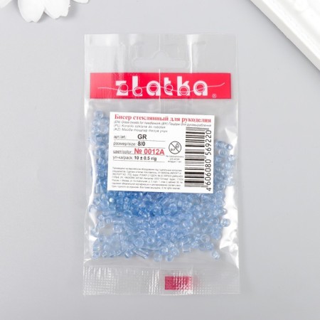 Beads "Zlatka" 08/0, 3 mm, 10 g 0012a St.-2