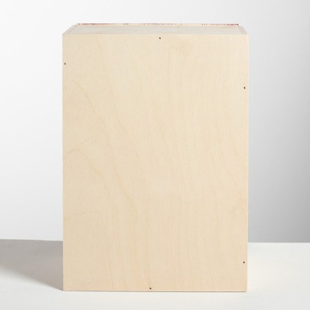 Box Gift wooden "Happiness and Love in the New Year", 20 × 30 × 12 cm-4