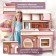 Kitchen Game Baby "Adeline", white-powder color