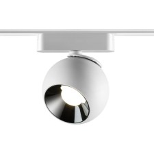 Трековый светильник для низковольтного шинопровода Novotech. Smal, 12Вт, Led, 111х115х100 мм, цвет белый