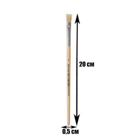 Brush brush No. 7, flat-1