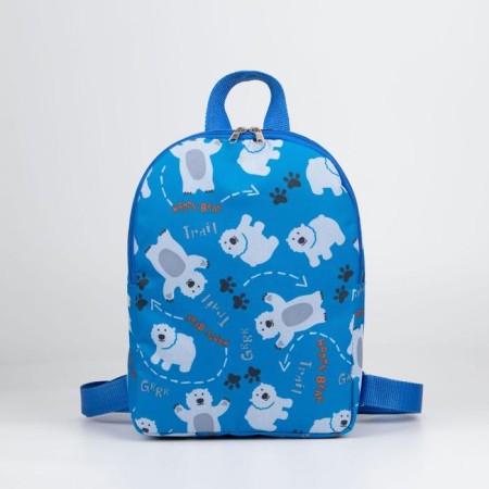 Baby backpack on lightning, blue color-2