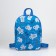 Baby backpack on lightning, blue color