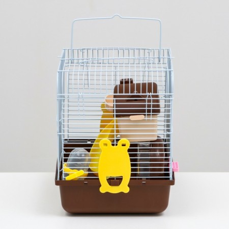 A cage for rodents "Pigger", equipped, 27 x 21 x 26 cm, brown-2
