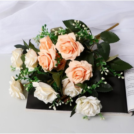 Bouquet "Rose Tea Galant" 6x25 cm, mix-3