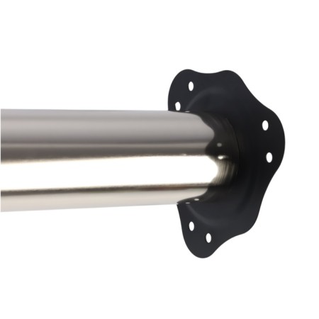 Furniture support, bar, tundra, 60x710 mm, color Satin nickel-4
