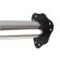 Furniture support, bar, tundra, 60x710 mm, color Satin nickel