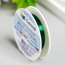 Проволока для бисера "Zlatka" 0,25 мм, 10 м ± 0.5 м №05, зелёный