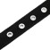 Collar "comfort" combined (polyester, artificial leather), 58 x 3 cm, Osh 45-52 cm, black 60