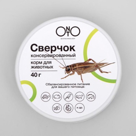 Canned food for animals, cricket, 40 g-1
