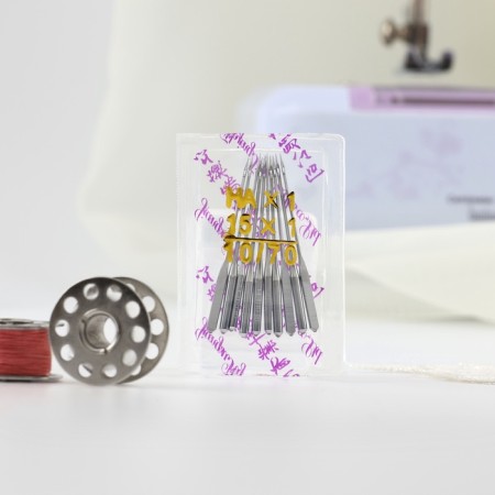 Needles for household sewing machines, universal, No. 70/10