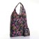 Household bag on the button, folding, blue/multi -colored color