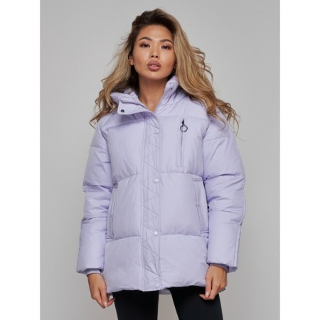Winter jacket, size 44, purple color-7