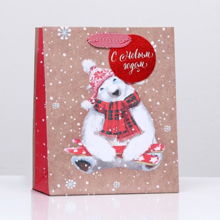 Gift package "White Bear" 18 x 22.3 x 10 cm-2